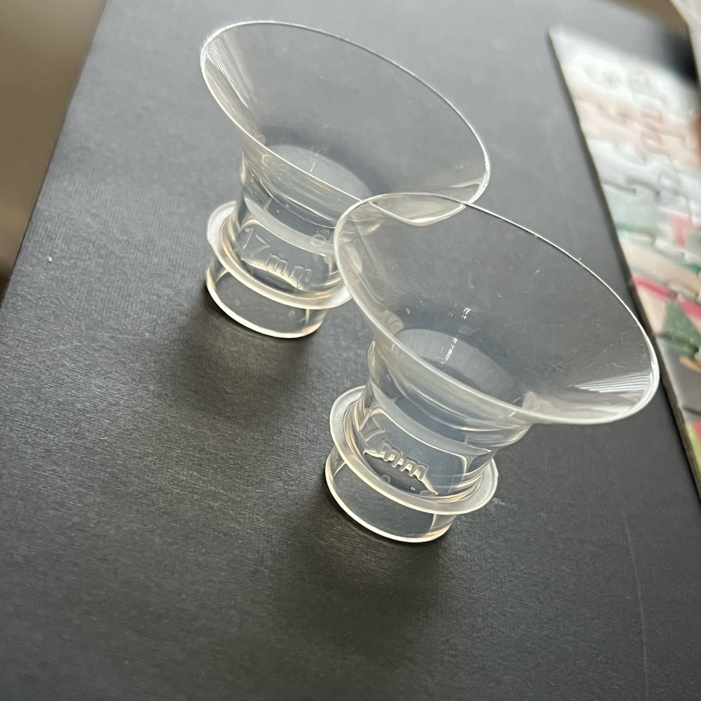 Clear silicone flange inserts